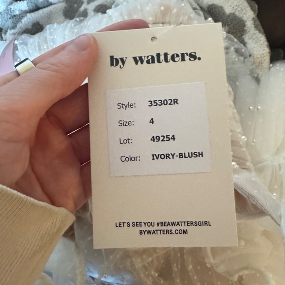 Macaron dress size 4 - By Watters - NWT - Picture 7 of 12